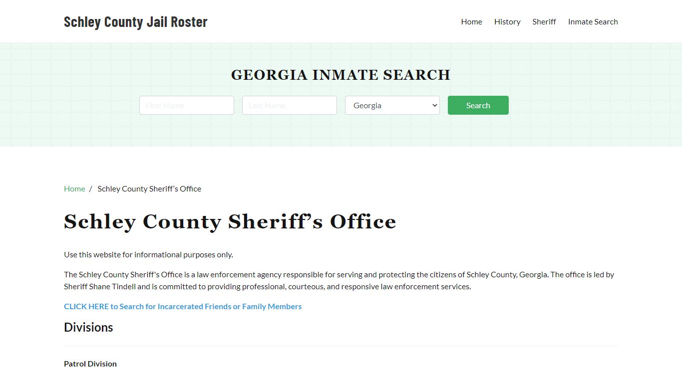 Schley County Sheriff Office, GA, Arrest Warrants Search